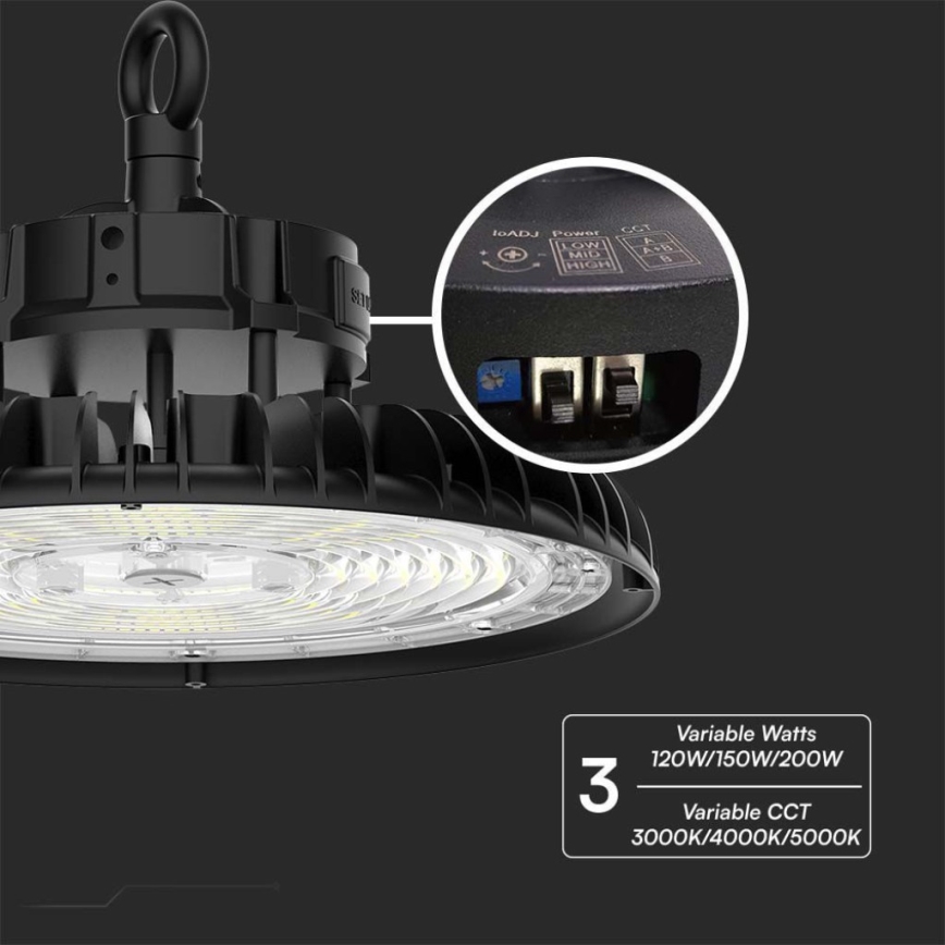 LED Industriell armatur High Bay LED/200W/230V 3000K/4000K/6000K IP65