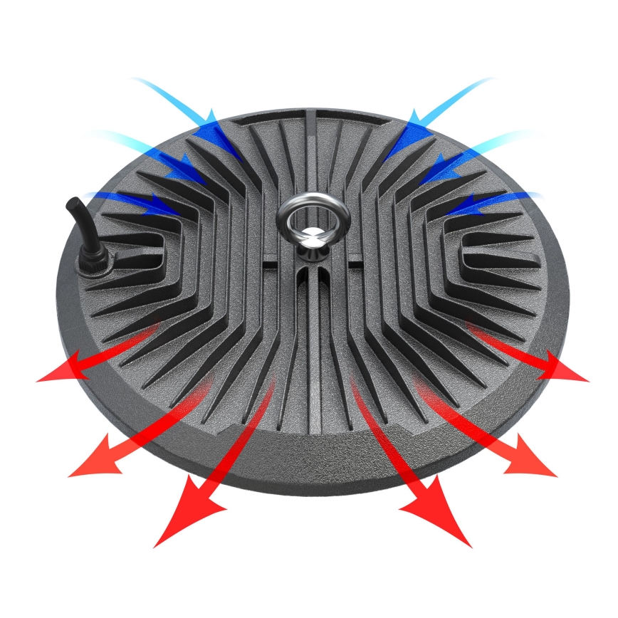 LED industriellt tekniskt ljus HIGHBAY LED/100W/230V 4500K IP65 grå
