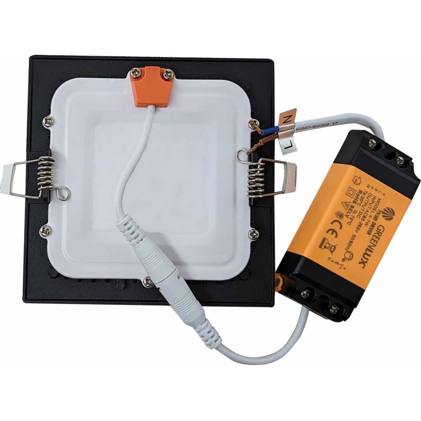 LED infälld Badrumbelysning VEGA LED/6W/230V 2800K 11,8 cm IP44