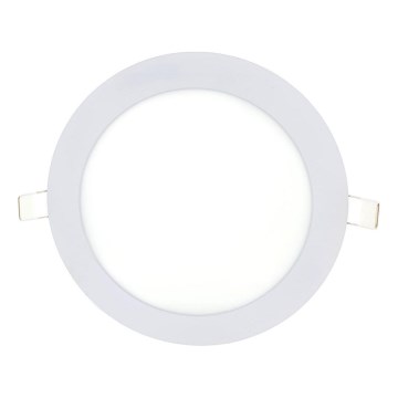LED infälld belysning CIRCLE LED/15W/230V 6500K diameter 18,8 cm vit