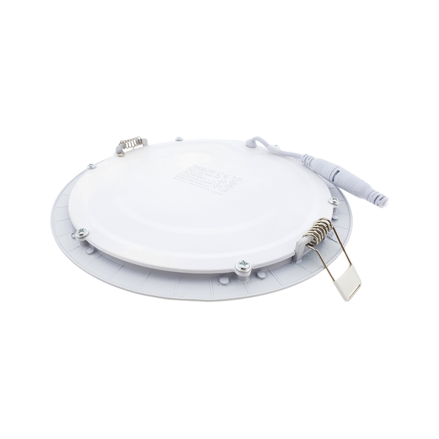 LED infälld belysning CIRCLE LED/15W/230V 6500K diameter 18,8 cm vit