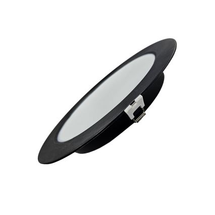 LED infälld belysning CIRCLE LED/18W/230V 4000K diameter 22 cm svart