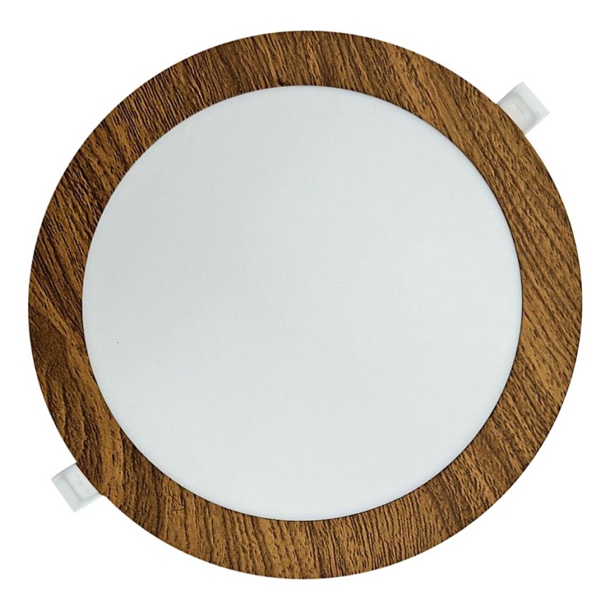 LED infälld belysning CIRCLE LED/18W/230V 4200K diameter 22 cm brun