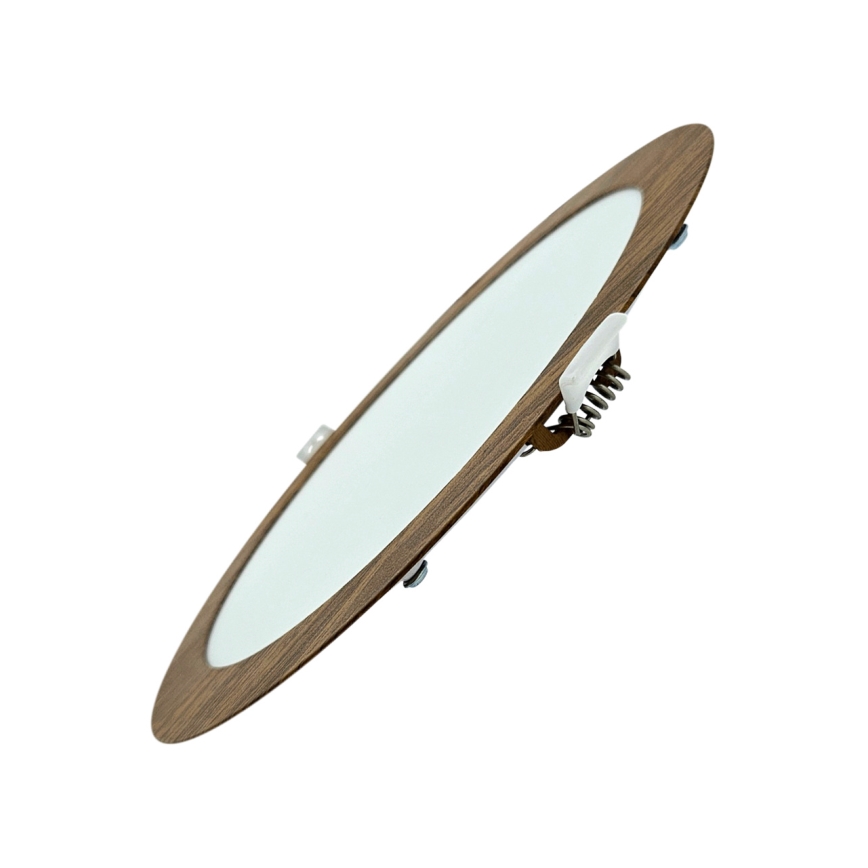 LED infälld belysning CIRCLE LED/18W/230V 4200K diameter 22 cm brun