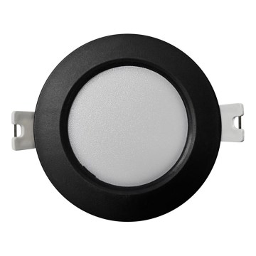 LED infälld belysning CIRCLE LED/3W/230V 4000K diameter 9 cm svart