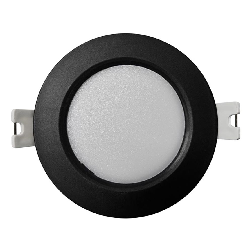 LED infälld belysning CIRCLE LED/3W/230V 4000K diameter 9 cm svart