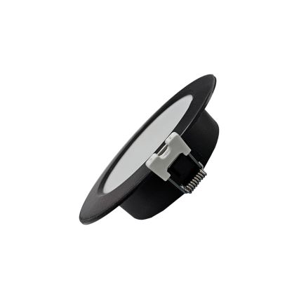 LED infälld belysning CIRCLE LED/3W/230V 4000K diameter 9 cm svart
