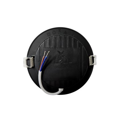 LED infälld belysning CIRCLE LED/6W/230V 4000K diameter 12 cm svart