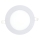 LED infälld belysning CIRCLE LED/9W/230V 6500K diameter 14,5 cm vit