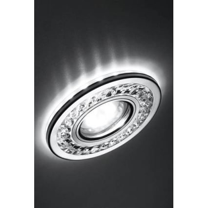 LED infälld belysning EYE 1xGU10/50W + LED/3W/230V