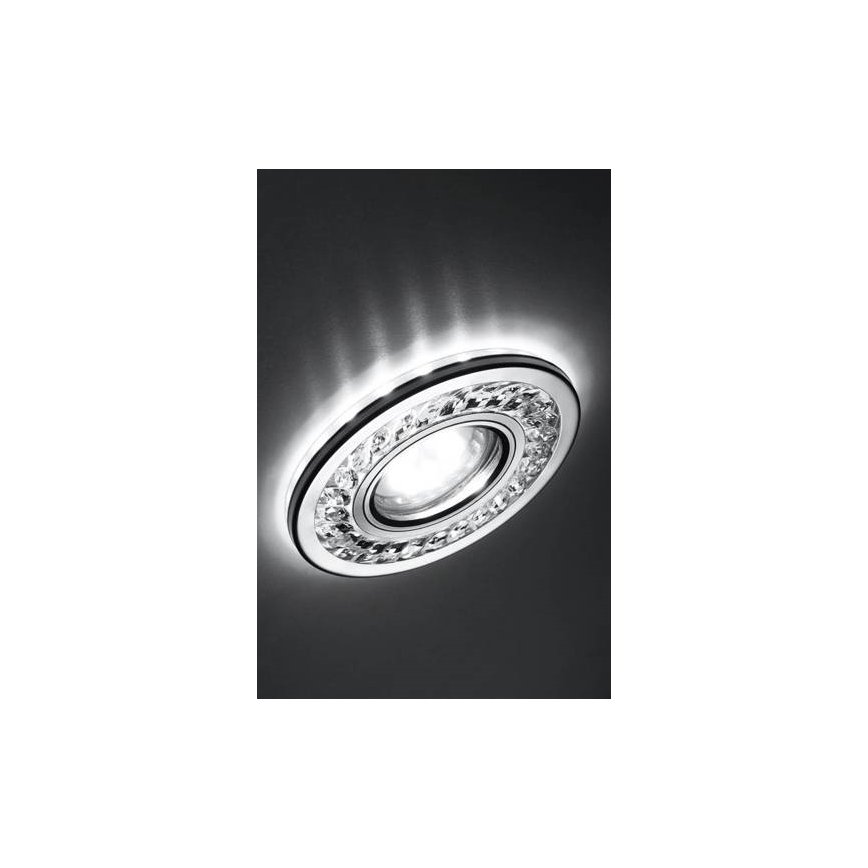 LED infälld belysning EYE 1xGU10/50W + LED/3W/230V
