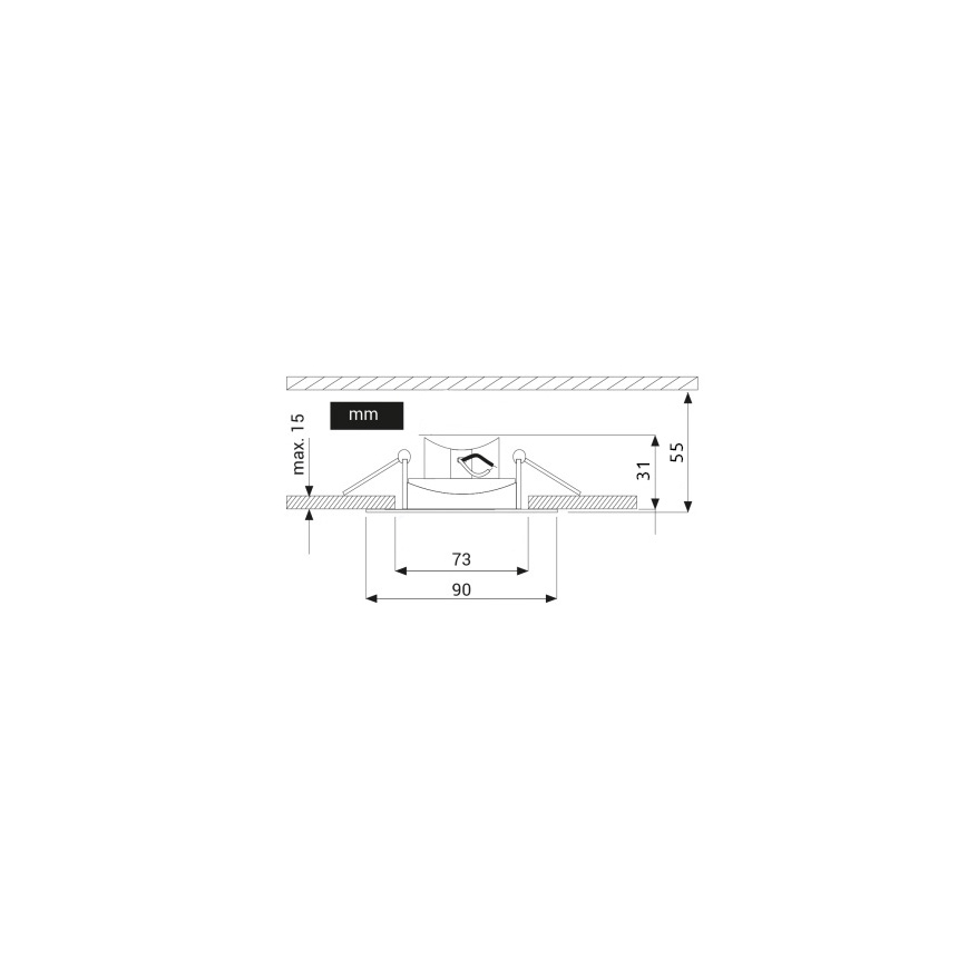 LED infälld belysning EYE LED/5W/230V 3000K
