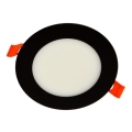 LED infälld belysning GERD LED/6W/230V 3000K svart
