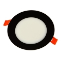 LED infälld belysning GERD LED/6W/230V 4000K svart
