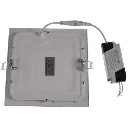 LED infälld belysning GERE LED/12W/230V 4000K vit