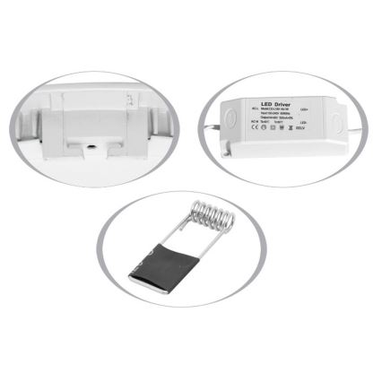 Infälld LED badrumsbelysning LADA LED/6W/230V 4100K IP44
