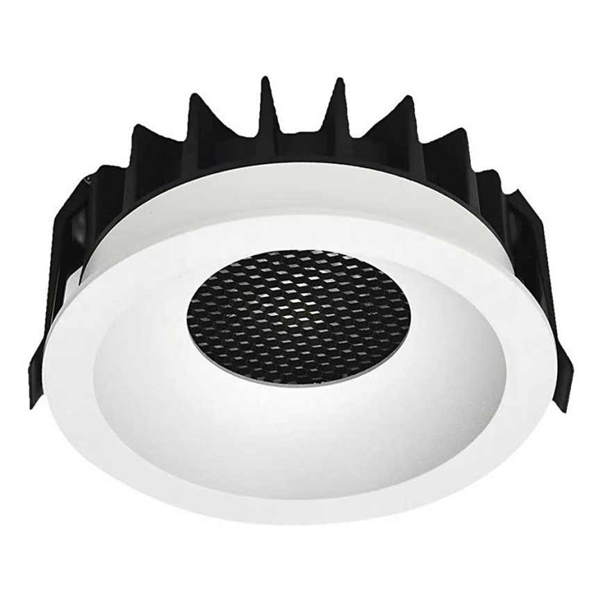 LED infälld belysning LED/12W/230V 3000/4000/6400K ø 8,6 cm vit