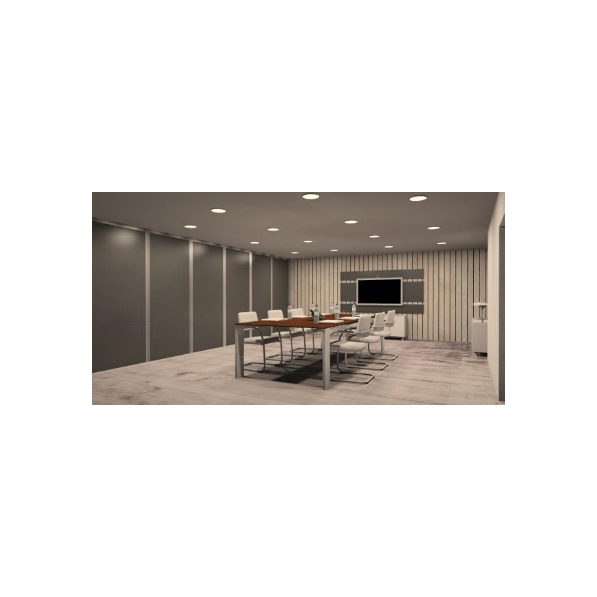 LED infälld belysning LED/12W/230V IP40
