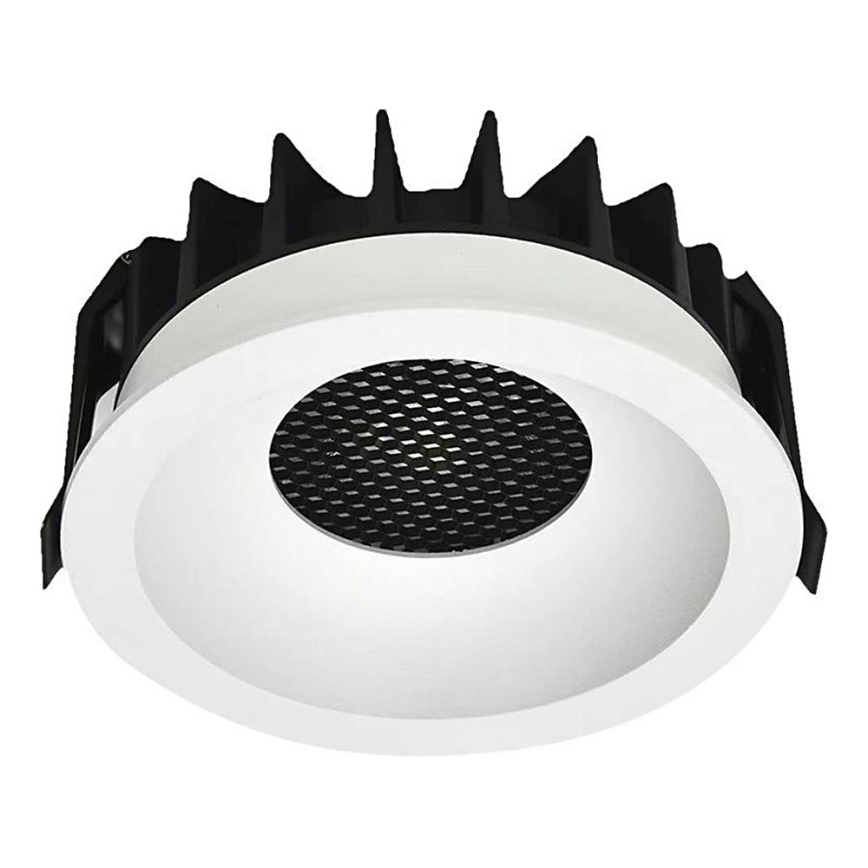 LED infälld belysning LED/18W/230V 3000/4000/6400K diameter 10,6 cm vit
