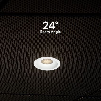 LED infälld belysning LED/18W/230V 3000/4000/6400K diameter 10,6 cm vit