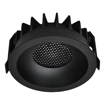 LED infälld belysning LED/24W/230V 3000/4000/6400K ø 13,5 cm svart