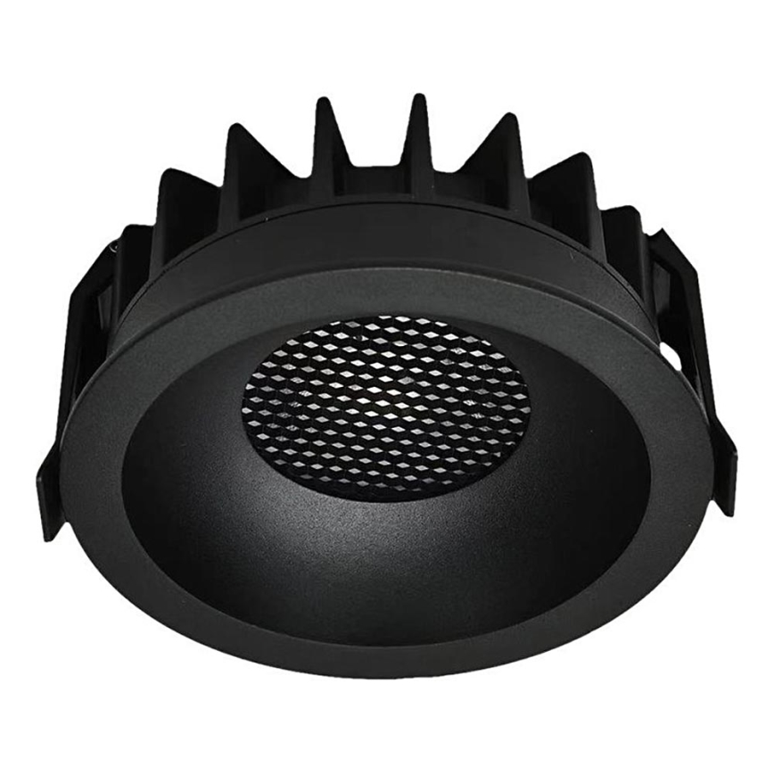 LED infälld belysning LED/24W/230V 3000/4000/6400K ø 13,5 cm svart