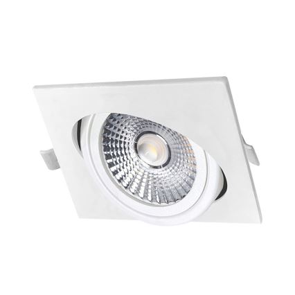 LED infälld belysning LED/6W/230V 3000K 8,5x8,5 cm vit
