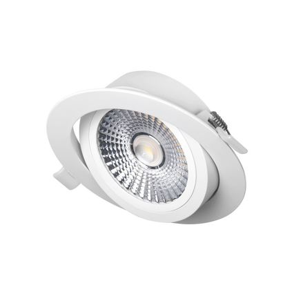 LED infälld belysning LED/6W/230V 4000K diameter 8,5 cm vit