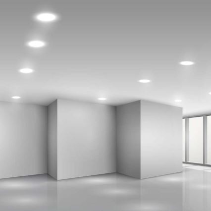 LED infälld belysning LED/6W/230V diameter 12 cm 4000K vit