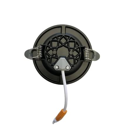 LED infälld belysning LED/7,5W/230V 4000K svart/guld