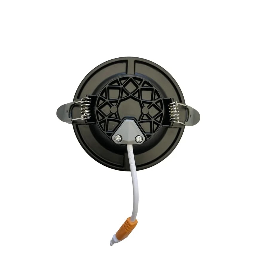 LED infälld belysning LED/7,5W/230V 4000K svart/guld