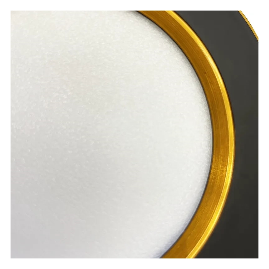 LED infälld belysning LED/7,5W/230V 4000K svart/guld