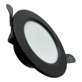 LED infälld belysning LED/7,5W/230V 4000K svart