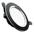 LED infälld belysning LED/7,5W/230V 4000K svart/silver