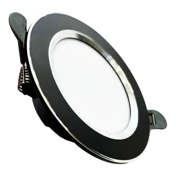 LED infälld belysning LED/7,5W/230V 4000K svart/silver
