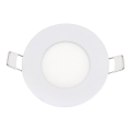 LED infälld belysning QTEC LED/3W/230V 6500K diameter 8,3 cm