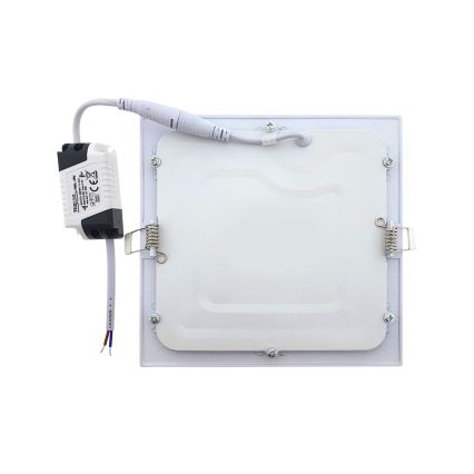 LED infälld belysning QTEC LED/9W/230V 2700K 14,6x14,6 cm