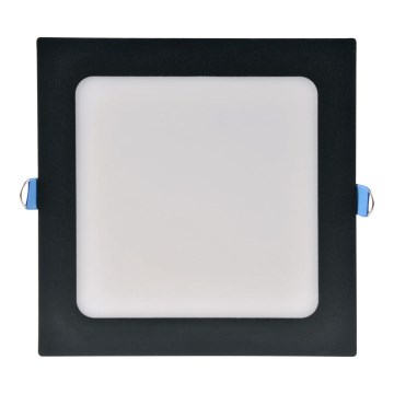 LED infälld belysning RIGEL LED/10W/230V 4000K 16,8x16,8 cm svart