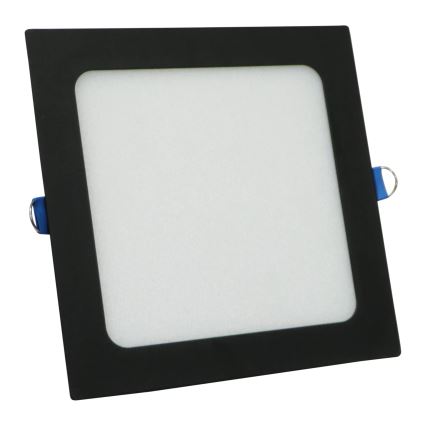 LED infälld belysning RIGEL LED/10W/230V 4000K 16,8x16,8 cm svart