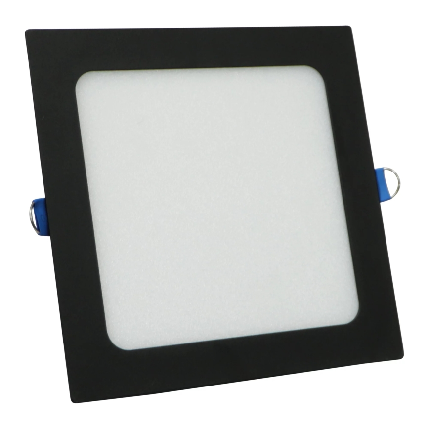 LED infälld belysning RIGEL LED/10W/230V 4000K 16,8x16,8 cm svart