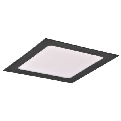 LED infälld belysning RIGEL LED/10W/230V 4000K 16,8x16,8 cm svart