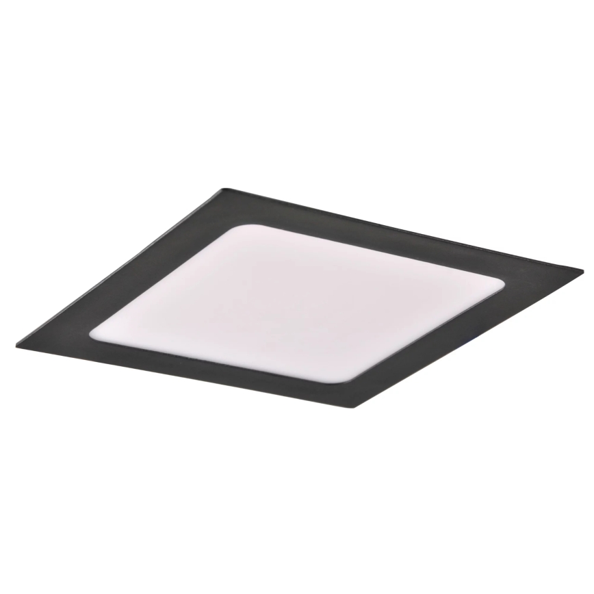 LED infälld belysning RIGEL LED/10W/230V 4000K 16,8x16,8 cm svart