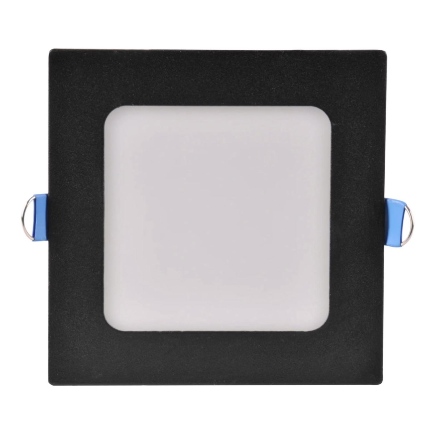 LED infälld belysning RIGEL LED/4,8W/230V 4000K 11,8x11,8 cm svart