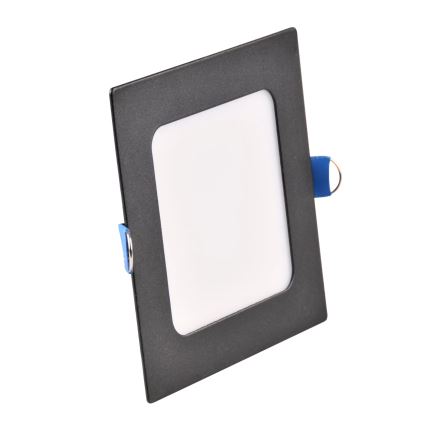 LED infälld belysning RIGEL LED/4,8W/230V 4000K 11,8x11,8 cm svart