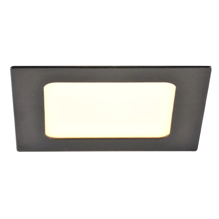 LED infälld belysning RIGEL LED/4,8W/230V 4000K 11,8x11,8 cm svart