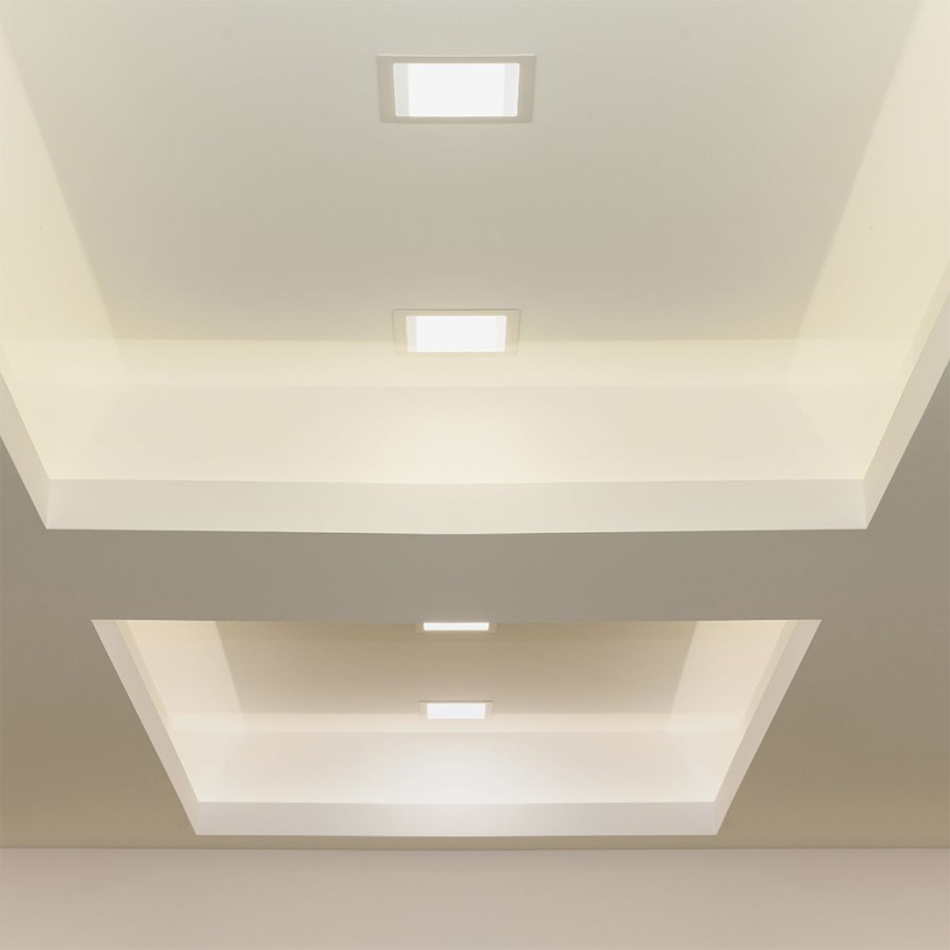 LED infälld belysning SAMSUNG CHIP LED/18W/230V 3000K 22x22 cm vit