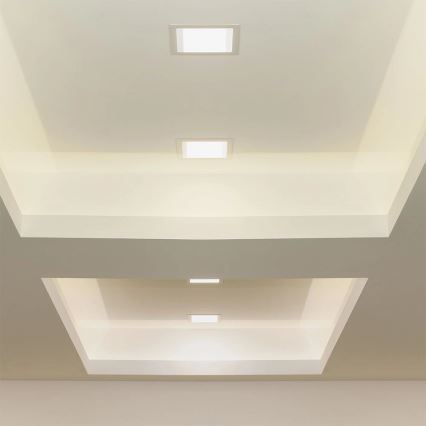 LED infälld belysning SAMSUNG CHIP LED/6W/230V 6500K 12x12 cm vit
