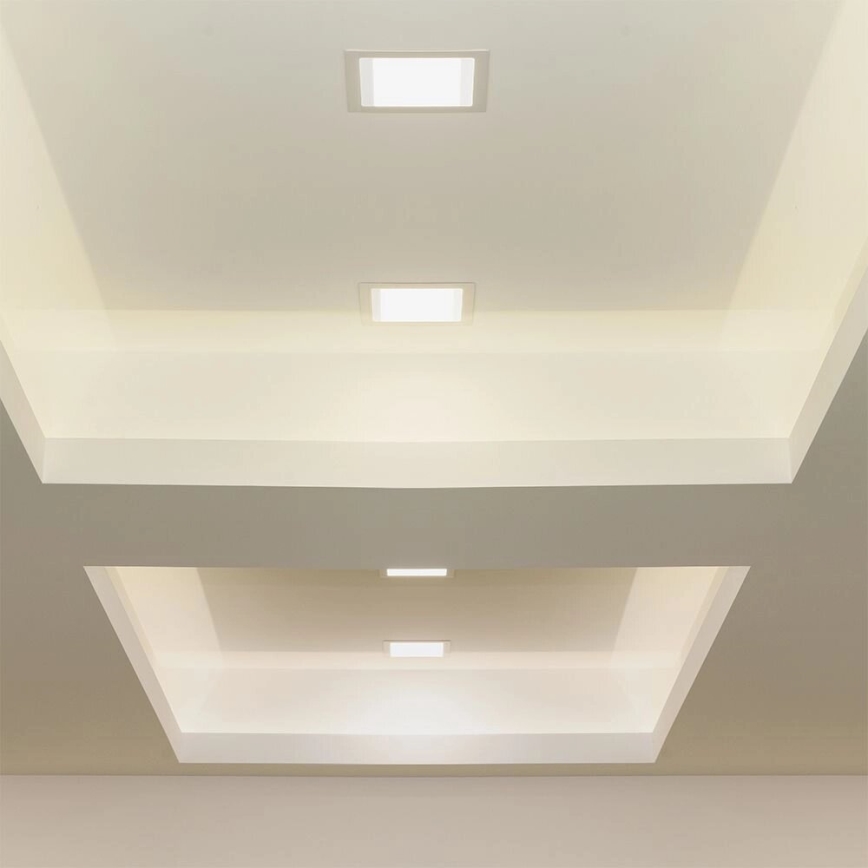 LED infälld belysning SAMSUNG CHIP LED/6W/230V 6500K 12x12 cm vit