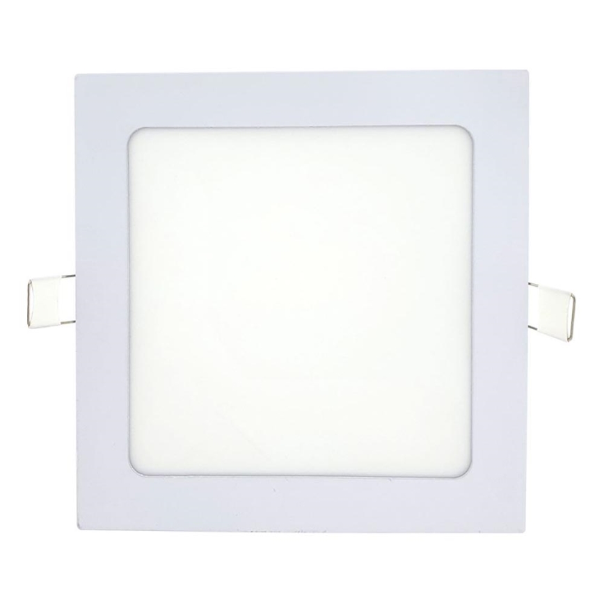 LED infälld belysning SQUARE LED/12W/230V 4200K 16,8x16,8 cm vit