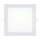 LED infälld belysning SQUARE LED/18W/230V 2700K 22x22 cm vit